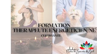 FORMATION THERAPEUTE SOINS ENERGETIQUES [upl. by Negaem711]