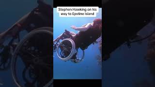 Real Footage of Stephen Hawking Going To The Island [upl. by Ekez]