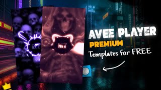 Avee Player Premium Trending Templates ✨ amp Editing Process 🔓 [upl. by Alaehs]