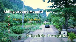 Riding Around Maupiti  French Polynesia Travel [upl. by Nahshunn]