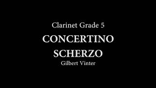 Gilbert Vinter Concertina SCHERZO for Clarinet and Piano [upl. by Hesoj]