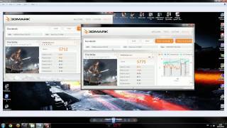 3DMark  2013 wyniki wpływ OC CPU i GPU  i7 2700K i GTX670 [upl. by Bick820]