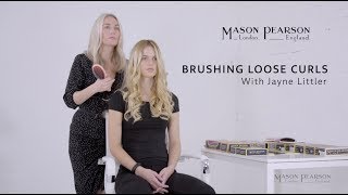 Frizzfree brushed out curls  how to [upl. by Lynsey]