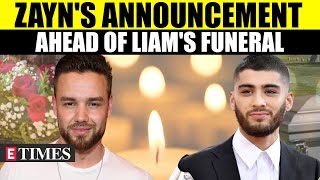 Zayn Malik Issues Statement Ahead Of Liam Paynes Funeral Announcement For Fans [upl. by Lertram255]