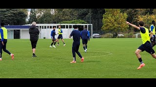 Entraînement des Girondins de Bordeaux 💙🤍 du 12 octobre avant le match de Coupe de France [upl. by Salomie]