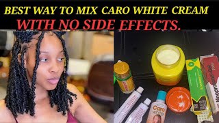 How to mix carotone brightening cream with out side effects 2023 [upl. by Eimmac]