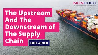 The Upstream And The Downstream Of The Supply Chain Explained [upl. by Ned]