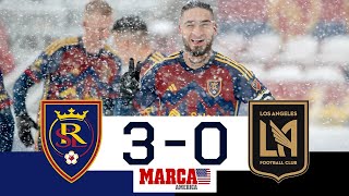 Home victory under the snow I Real Salt Lake 30 LAFC I MLS [upl. by Anos]