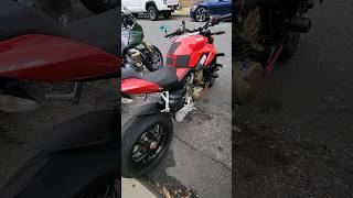 అమెరికా లో Ducati Streetfighter V4 Motorcycle beautiful and powerful top speed 270 KMPH motovlog [upl. by Maxwell]