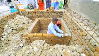 Underground water tenk kaise banaye  how to build an underground Water Tank Amazing Construction [upl. by Oicnedif671]