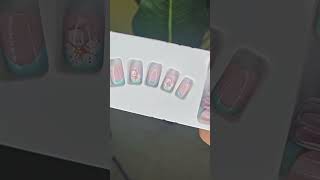 I got some of the cutest presson nails from sheinnails on the go shorts nails [upl. by Acimad]