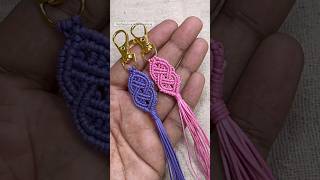 Macrame keychain [upl. by Wilson]