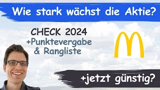 McDonalds Aktienanalyse 2024 Wie stark wächst GewinnUmsatz günstig bewertet [upl. by Pendleton421]