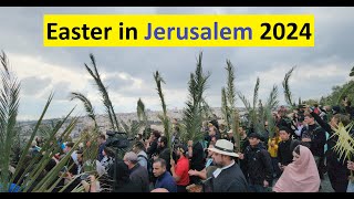 Celebrate Palm Sunday in Jerusalem in 2024 with a full tour following in the footsteps of Jesus [upl. by Airet]