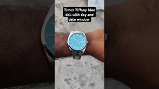 Timex Tiffany blue dail with day and date window Tiffany Timex daydate [upl. by Daniels953]