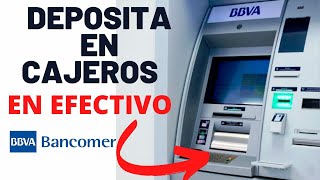 Como depositar efectivo en cajero Bancomer [upl. by Alard785]