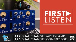 Tracking amp Mixing With The API Select T12 DualChannel Mic Pre amp T25 DualChannel Compressor [upl. by Frechette]