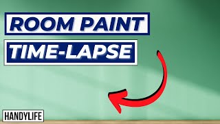 Painting a Small Room FAST  Handyman Painter [upl. by Blane426]