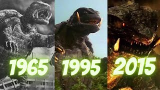 EVOLUTION OF GAMERA IN MOVIES AND CARTOONS19652015 [upl. by Amand]