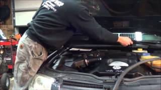 4214 how to replace the cabin air filter on a 2002 VW Passat GLX [upl. by Yrellam]