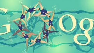 London 2012 Synchronised Swimming olympic doodle [upl. by Evannia84]