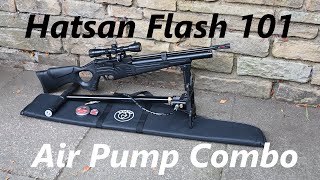 Hatsan Flash 101 Precharged Air Rifle and Pump Combo FULL REVIEW [upl. by Maro]