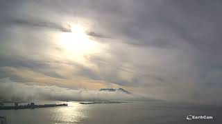 Strait of Gibraltar Low Fog at Sunset [upl. by Ferro635]