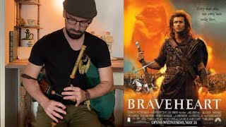 Braveheart  Main theme played on uilleann pipe [upl. by Yrgoerg410]