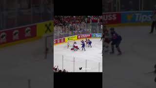 Jakub Krejčík scores a goal vs Great Britain shorts hockey iihfworlds [upl. by Ail]