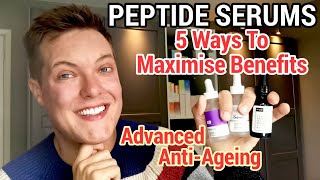 Best WAYS TO USE PEPTIDES  AntiAgeing Skincare Without The Botox [upl. by Kutzer989]