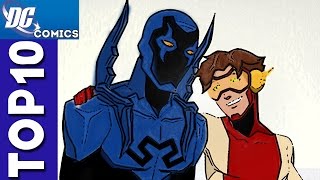 Top 10 Impulse and Blue Beetle Moments From Young Justice [upl. by Kensell]