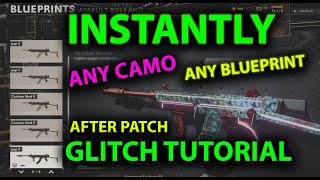 COLD WAR GLITCH TUTORIAL HOW TO GET ANY CAMO OR ANY BLUEPRINT FROM ANOTHER PROFILE WITH COLDWAR DUPE [upl. by Deland]