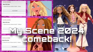 MATTEL DOLL NEWS My Scene 2024 comeback announced 3 new Collector dolls [upl. by Demahom899]