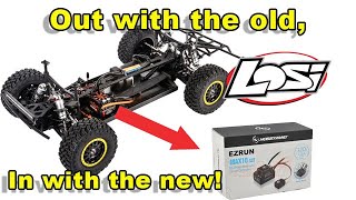 Out with the Old in with the New Hobbywing SCT Combo  Losi Tenacity [upl. by Entruoc594]