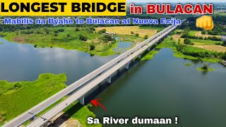 One of the Longest Bridge in Luzon  Sa River Dumaan  Angat Bridge  San Rafael to Bustos Bulacan [upl. by Atled832]