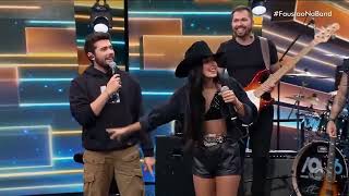 Ana Castela canta quotBoiadeiraquot e levanta auditório do Faustão [upl. by Hoy641]