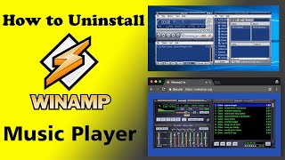 How to Uninstall and Remove Winamp Music Player Step by Step [upl. by Horodko144]