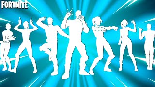 ALL ICON SERIES DANCES amp EMOTES IN FORTNITE [upl. by Lanna]