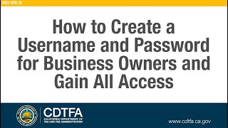 How to Create a Username and Password for Business Owners and Gain All Access [upl. by Corel]