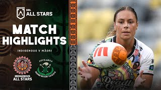 NRLW All Stars 2024  Indigenous All Stars v Māori Ferns  Match Highlights [upl. by Etireuqram]