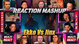 Ekko Vs Jinx Arcane Episode 7 Reaction Mashup [upl. by Albers727]