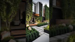 Modern Home Garden Landscaping Ideas 2024 Front Yard Garden Designs Garden wall design [upl. by Lrub]