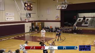 Presque Isle at Foxcroft Varsity girls basketball [upl. by Ycart]