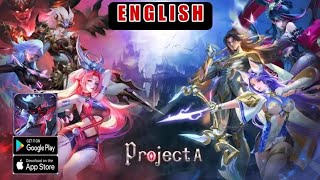 Project A Lanzamiento Oficial Inglés Gameplay Android APK 9 Códigos Idle RPG [upl. by Etirugram430]