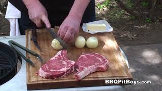 How to grill Rib Steaks amp Beef Sauce  Recipe [upl. by Alya]