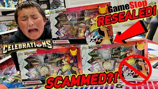 DID WE GET ROBBED These New Pokemon Celebrations V Memories Boxes From Gamestop Look Like a Scam [upl. by Kalman]