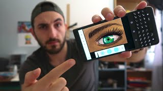 DESSINER UN OEIL REALISTE SUR UN PORTABLE [upl. by Raquela]