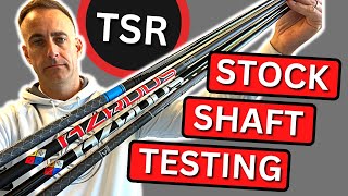 Titleist TSR Driver Stock Shaft Testing  What’s The Difference [upl. by Drofdarb]