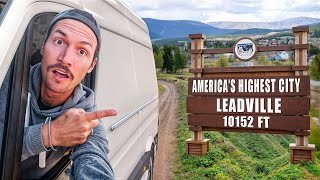 Van Life in Americas Highest City training for the Leadville 100 [upl. by Erbua]