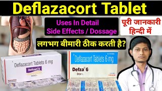 Deflazacort tablets 6 mg uses in hindi  defcort 6 uses in hindi  defza 6 tablet uses in hindi [upl. by Yrailih700]